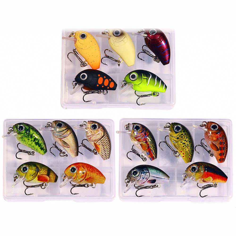 Micro Lure Kit, Mini Fat Crankbait Style, 1.5 g or 2 g