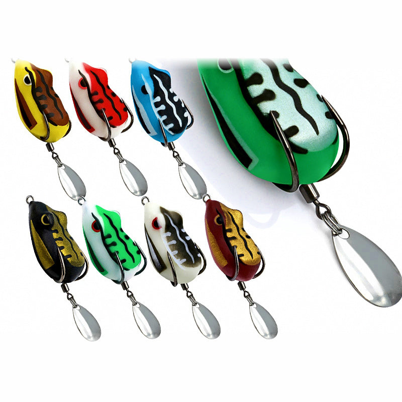 Mini Frog Soft Bait with Blade, 4 cm (1.6 in), 6.5 g
