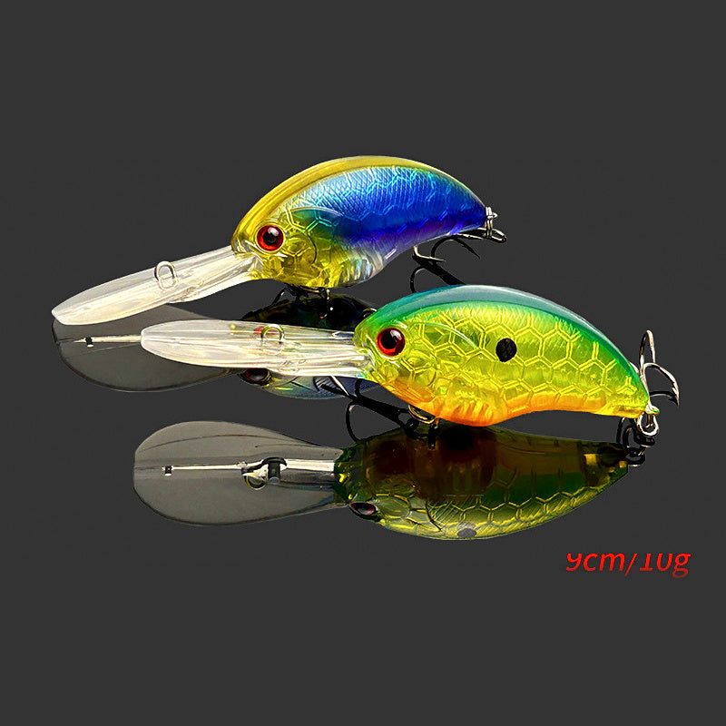 Long Lip Floating Minnow Lure with Rattle, 9 cm 10 g (0.35 oz)