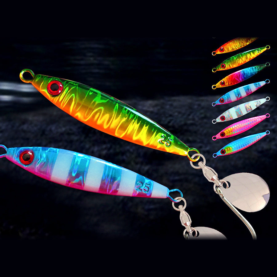 Spinner Blade Metal Jig, Single Hook, 5–100 g (0.18–3.5 oz)