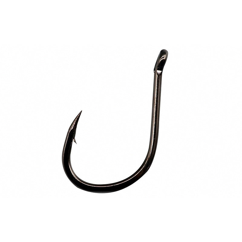 Iseni Hooks with Tube, Barbed Eyed High-Carbon Steel, Sizes 1–22