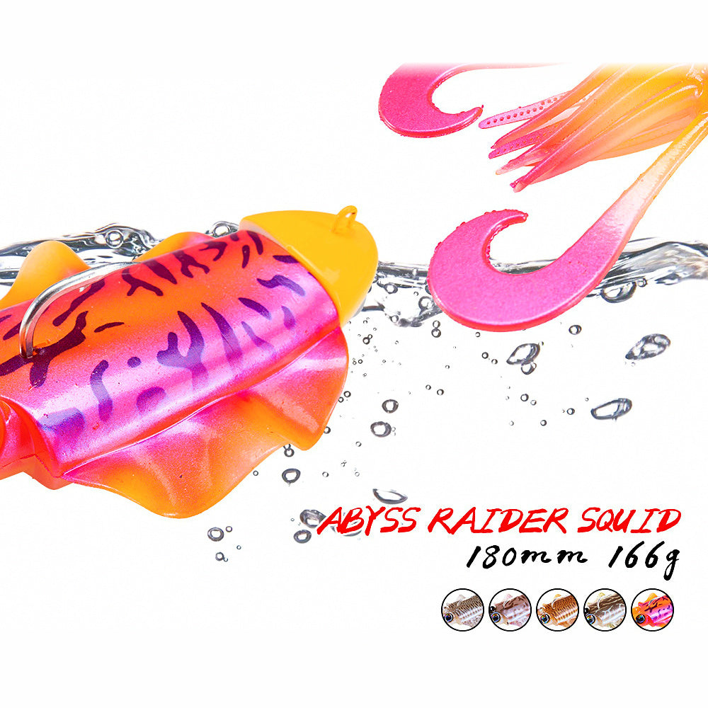 Heavy Lead Head Tuna Squid Lure, 180 mm / 166 g (5.9 oz)