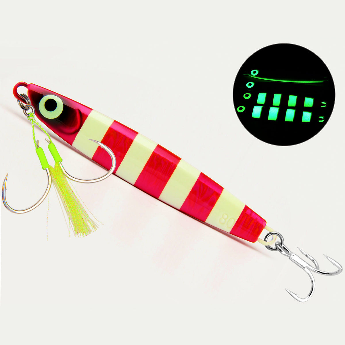 Slow Pitch Metal Jig, 60–150 g (2.1–5.3 oz)