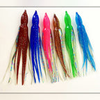 Glow Squid Skirt Lures, 15 cm / 18 cm (6 / 7 in), 5-Pack