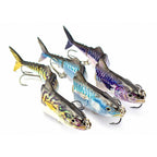 4-Section Jointed Swimbait Hard Lure for Saltwater