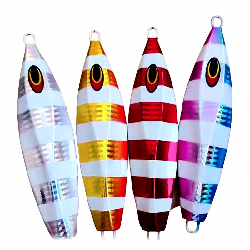 Glow Stripe Metal Jig, 100–300 g (3.5–10.6 oz)