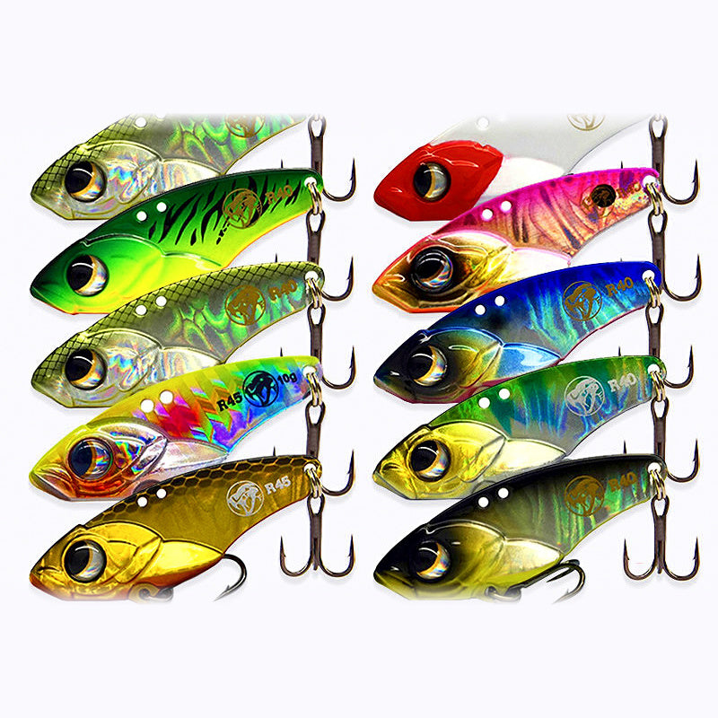 VIB Blade Bait Lipless Crankbait, 3.5–13.5 g, 5-Pack