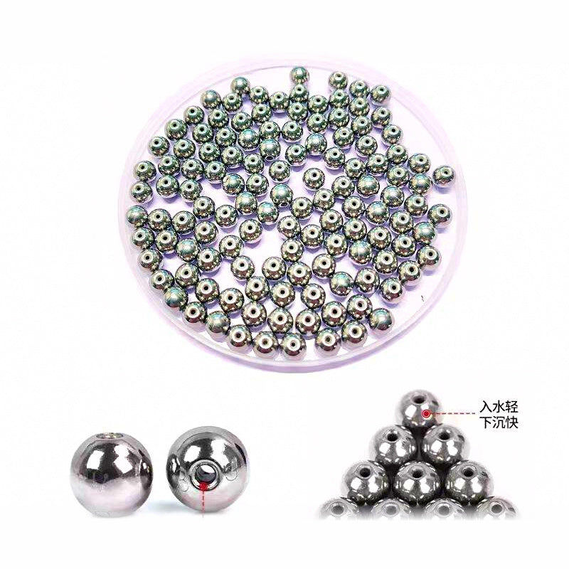 Tungsten Through-Hole Sinkers, 5 pcs, 0.011–0.254 oz (0.3–7.2 g)