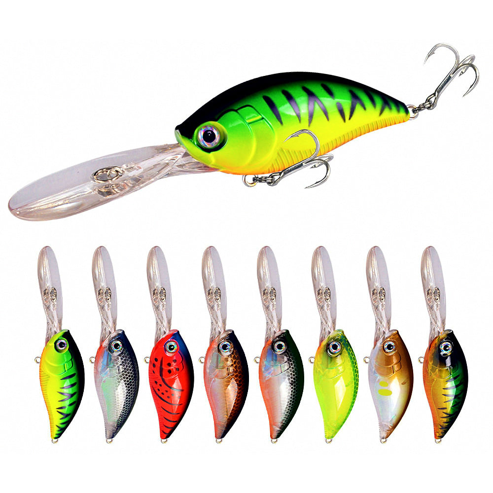 Deep Diving Hard Bait Lure, 70 mm (2.8 in) 22 g (0.78 oz)