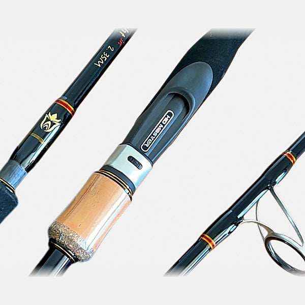 Carbon Long Casting Rod, 2-Piece, 2.35 m (7.7 ft), Fast Action
