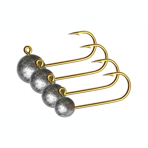 Gold Jig Head Hooks, 1.5–5 g (0.05–0.18 oz)