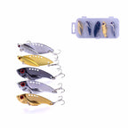 Black Sinking Metal VIB Vibration Lure, Long Cast