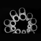 Black Silicone Rod Line Guide Loops, Large, 10 Pack