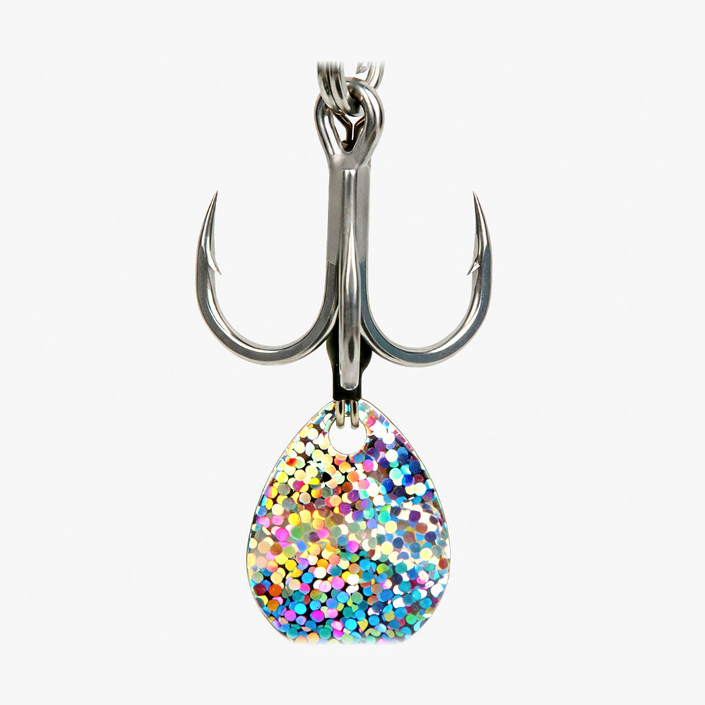 Spinner Blade Treble Hooks, 4X/5X Strong, 2-Pack