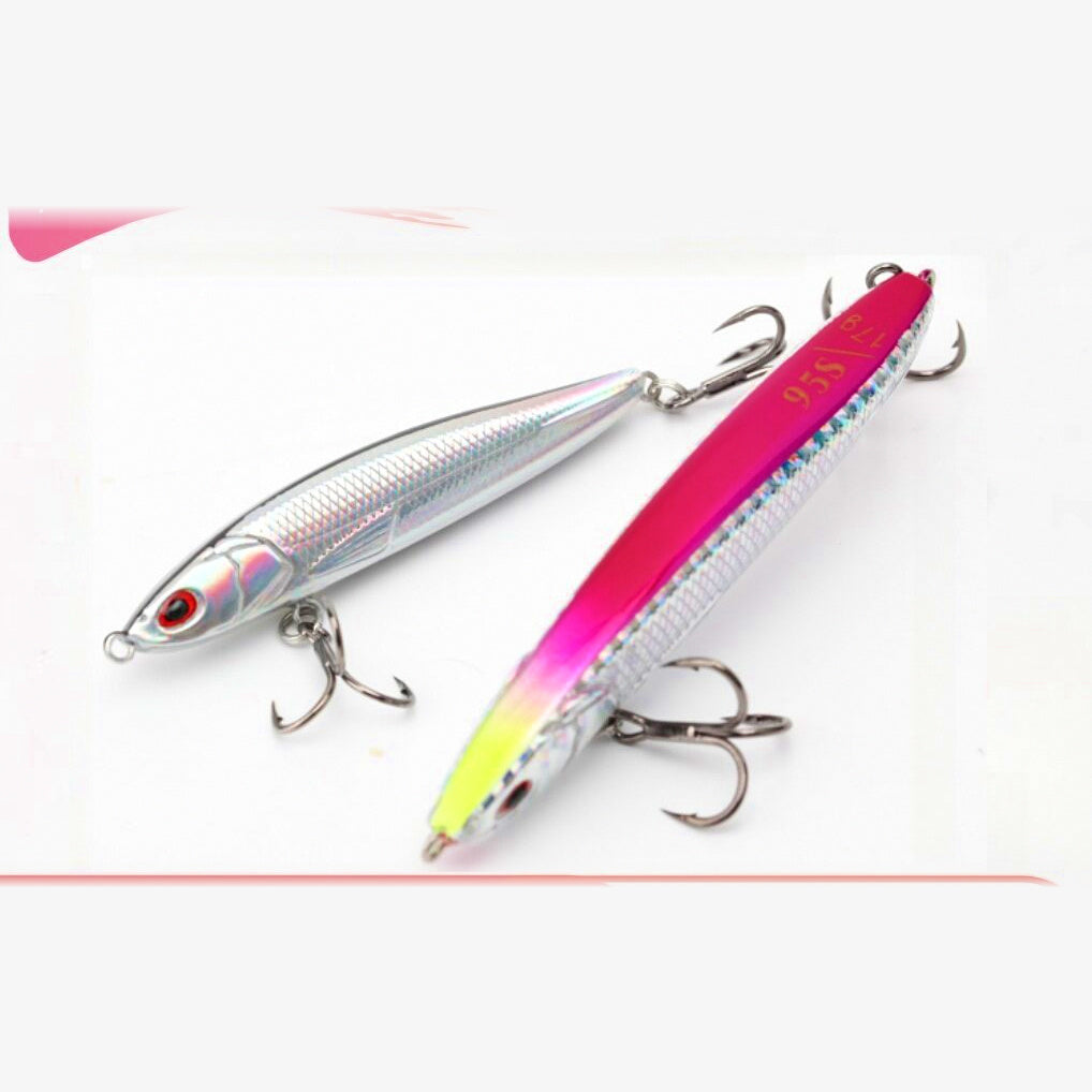 Sinking Pencil Lure with Rattle, 9–30 g (0.3–1.1 oz)