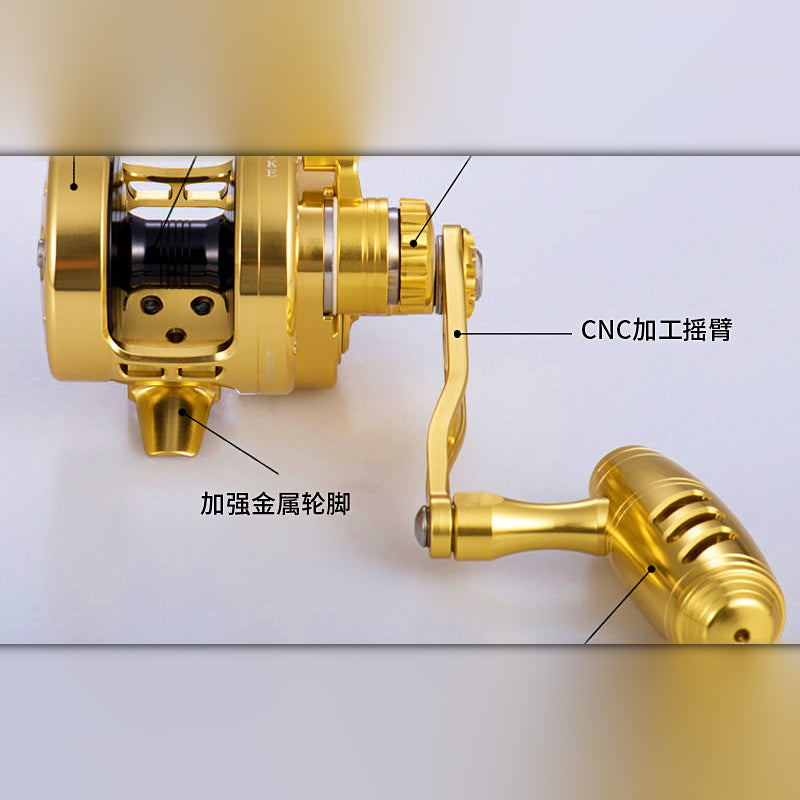 Conventional Jigging Reel with Line Alarm, UT 20–70 & KS2000