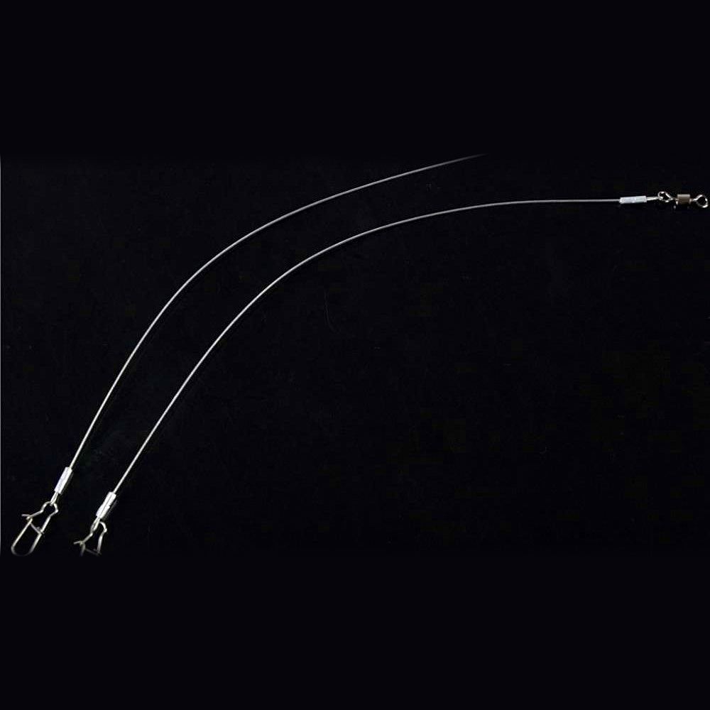 Steel Wire Leader with Pin-Type End, 17 or 26 cm (6.7 or 10.2 in)