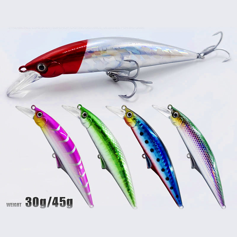 Sinking Minnow Lure, 30 g (1.1 oz) & 45 g (1.6 oz)