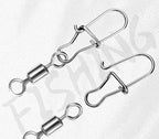 Reinforced Safety Pin Snap Swivels, Sizes #14–#2 – product photo