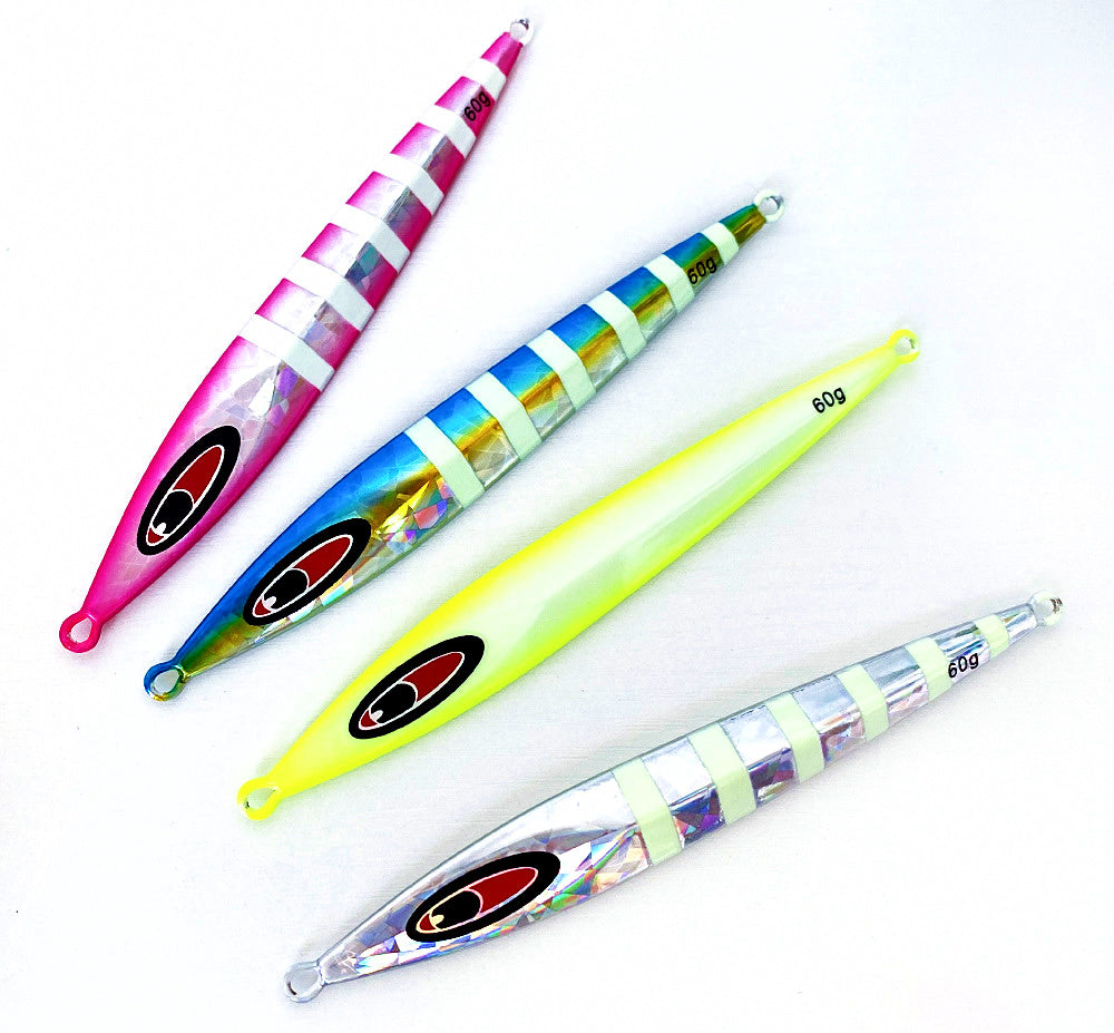 Glow Stripe Metal Jig, 60 g (2.1 oz) Casting Jig – product photo