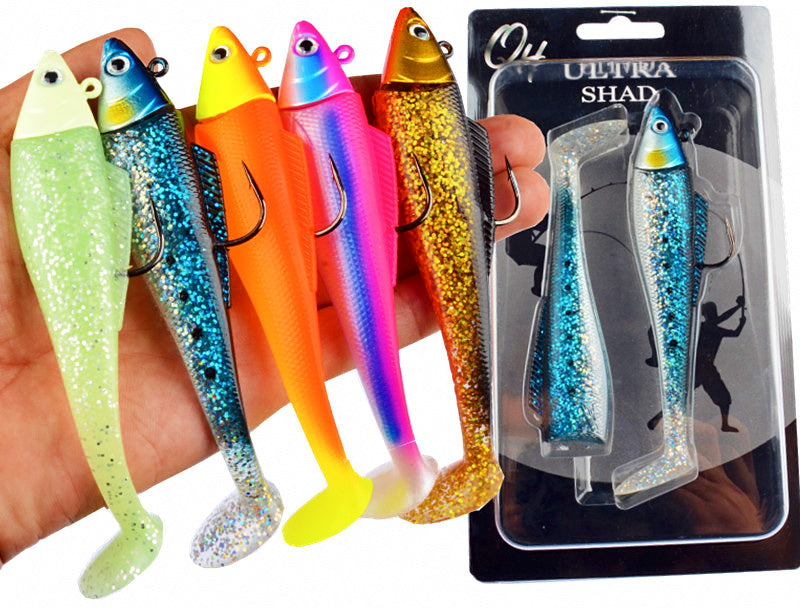 Jig Head Paddle Tail Soft Swimbait, 11-13.5 cm (4.3-5.3 in) – product photo