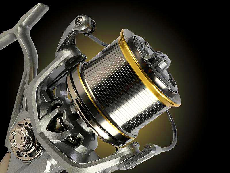 Long Cast Saltwater Reel, Full Metal, 17 Bearings – product photo