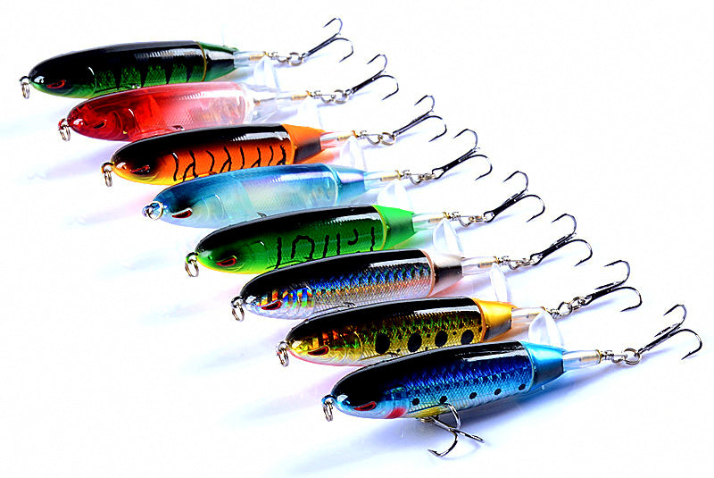 Floating Topwater Propeller Pencil Lure, 10 cm, 13.3 g (0.47 oz) – product photo
