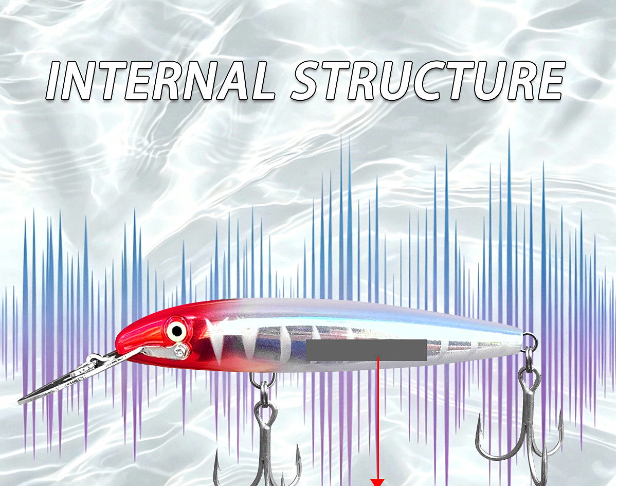 Sinking Minnow Lure, 108 mm (4.3 in) 25 g (0.9 oz) – product photo