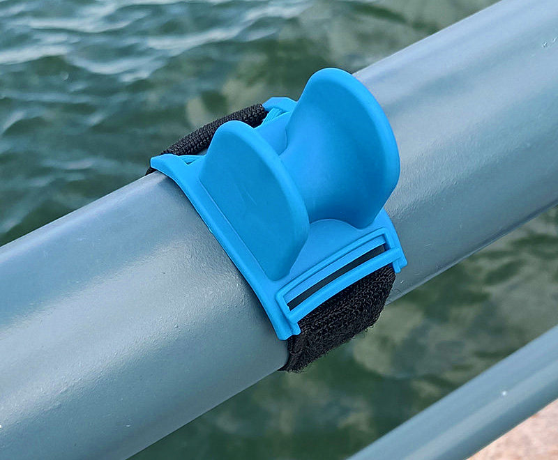 Boat Rod Holder, U-Type, for Railings (Blue, Red, Black) – product photo