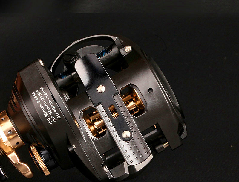 Wide Body Round Baitcasting Reel, 10 Bearings, 6.3:1 Gear Ratio – product photo
