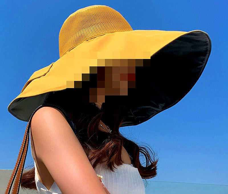 Wide Brim Sun Bucket Hat, UPF 50+, Packable – product photo