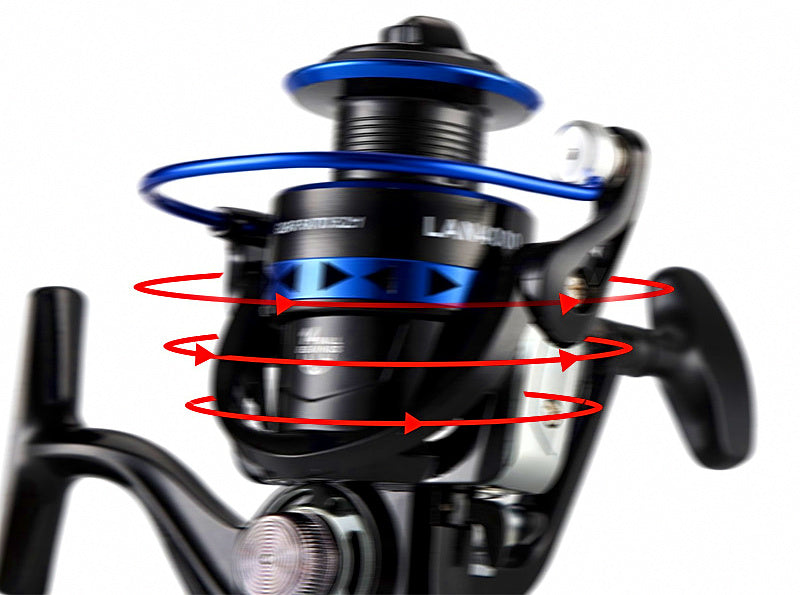 All-Metal Head Spinning Reel, LAN 1000–6000 Sizes – product photo