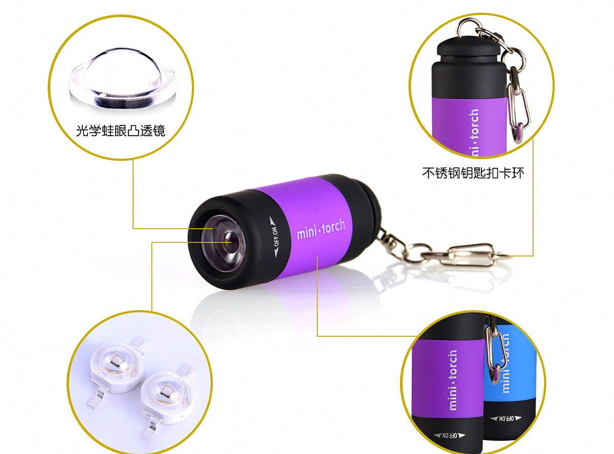 Mini UV Flashlight for Charging Glow Lures and Jigs – product photo