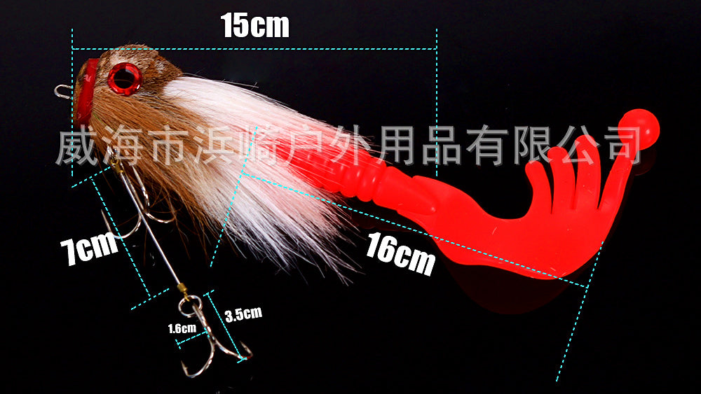 Deer Hair Mouse Lure, 80 g (2.8 oz), 24 cm (9.4 in) – product photo