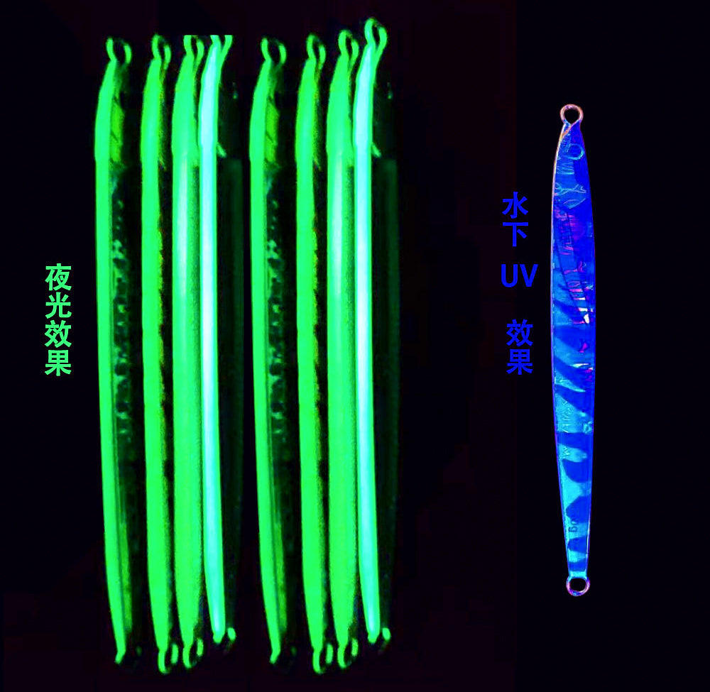 Fast Sinking Glow UV Metal Jig, 60–180 g (2.1–6.3 oz) – product photo