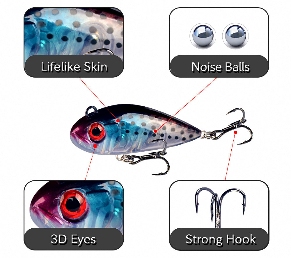 Sinking Pencil Lure with Rattle, 4 cm (1.6 in), 4.5 g (0.16 oz) – product photo