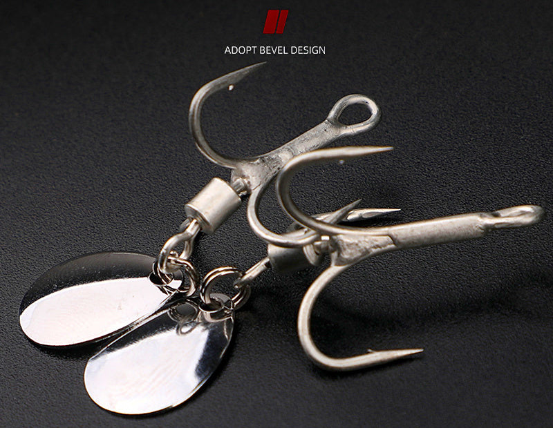 Spinner Blade Treble Hook, Barbed, Sizes 8–2 – product photo