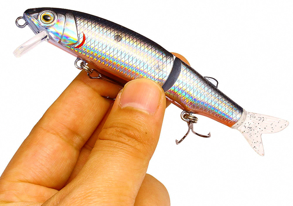 Jointed Sinking Minnow Hard Bait, 14.5 g (0.5 oz), 11.5 cm – product photo