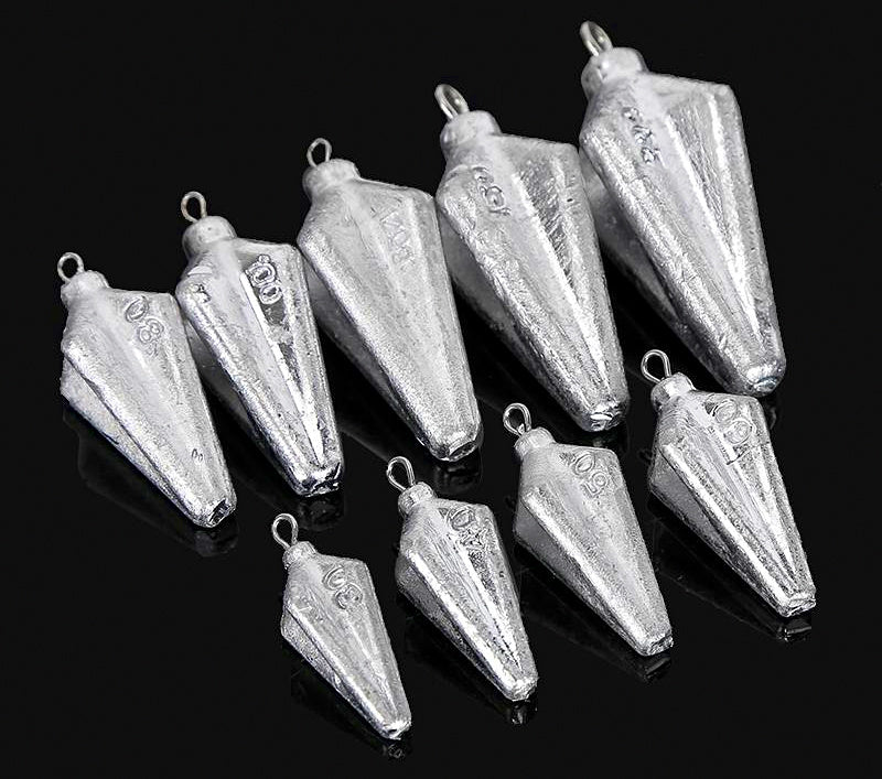Star Fruit Sinker, Bulk Lead, 1.1–7.1 oz (30–200 g) – product photo