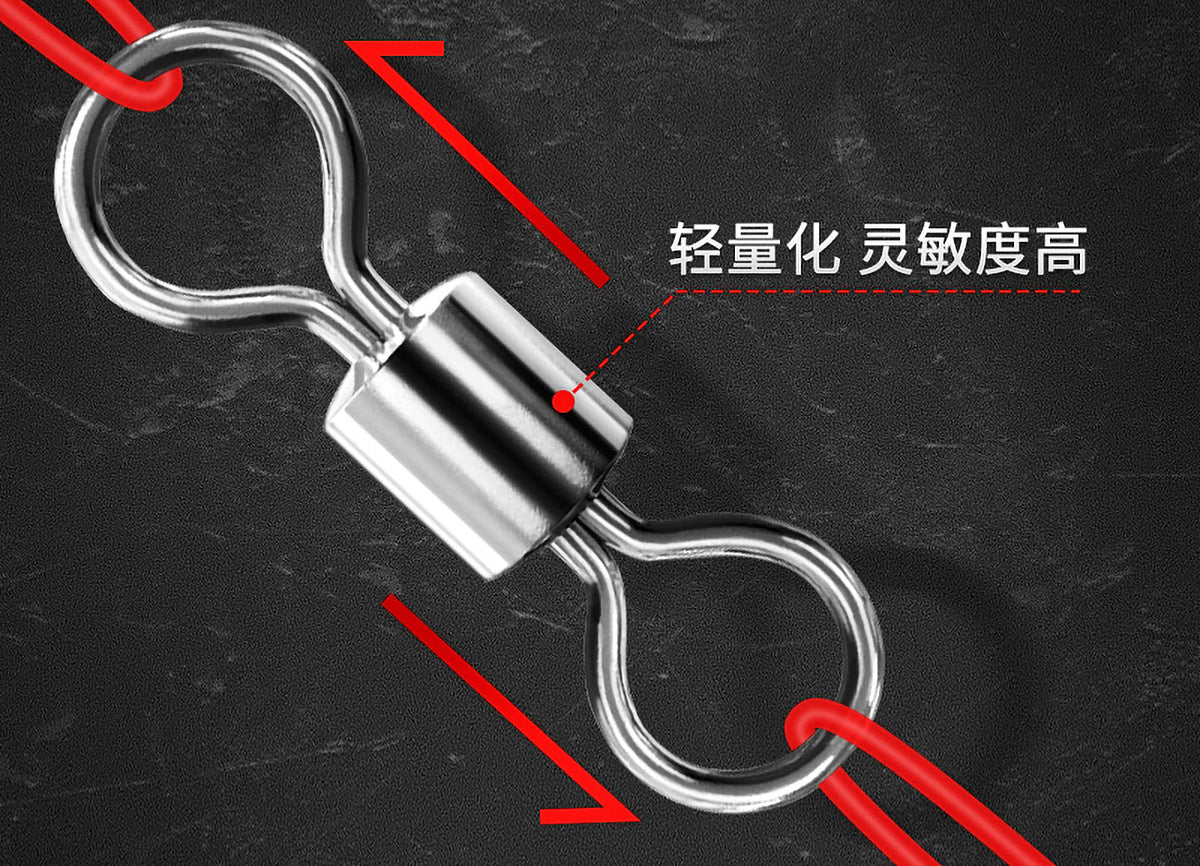 Figure-8 Ring Connectors, 20-Pack, Sizes #4–#12 – product photo