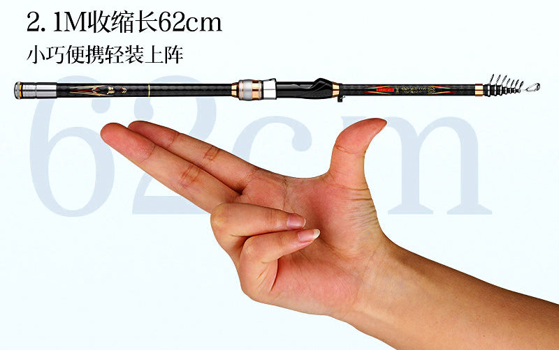 Carbon Rock Fishing Rod, 2.1–4.5 m (6'11"–14'9") – product photo