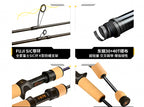 Ultralight Micro Lure Rod, 2-Piece Carbon, 1.48–1.78 m – product photo