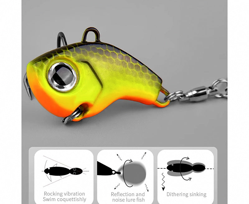 VIB Lipless Crankbait with Spinner Blade, 7–20 g (0.25–0.7 oz) – product photo