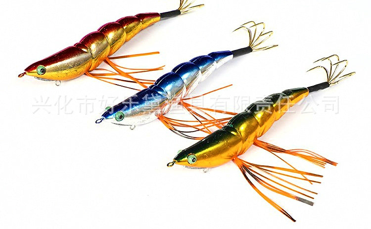 Shrimp Squid Jig, Silver Plated, 5-Prong, 19 g (0.7 oz) – product photo