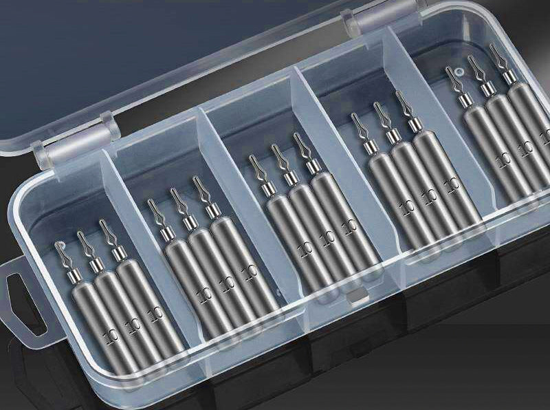 Inverted Lead Sinkers, 0.12–0.71 oz (3.5–20 g), 30 or 50 Pcs – product photo