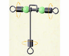 Long T 3-Way Swivel Connector, 22–45 mm (0.9–1.8 in) – product photo