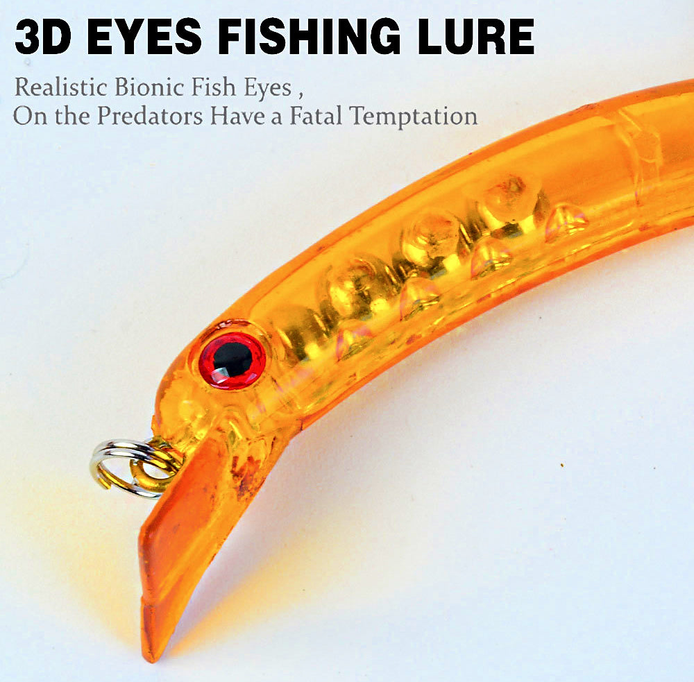 Sinking Bent Minnow Hard Bait, 6.5 cm (2.6 in), 4 g (0.14 oz) – product photo