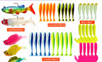Mixed Fishing Lure Kit, Minnow, Frog, Spoon & Soft Baits – product photo