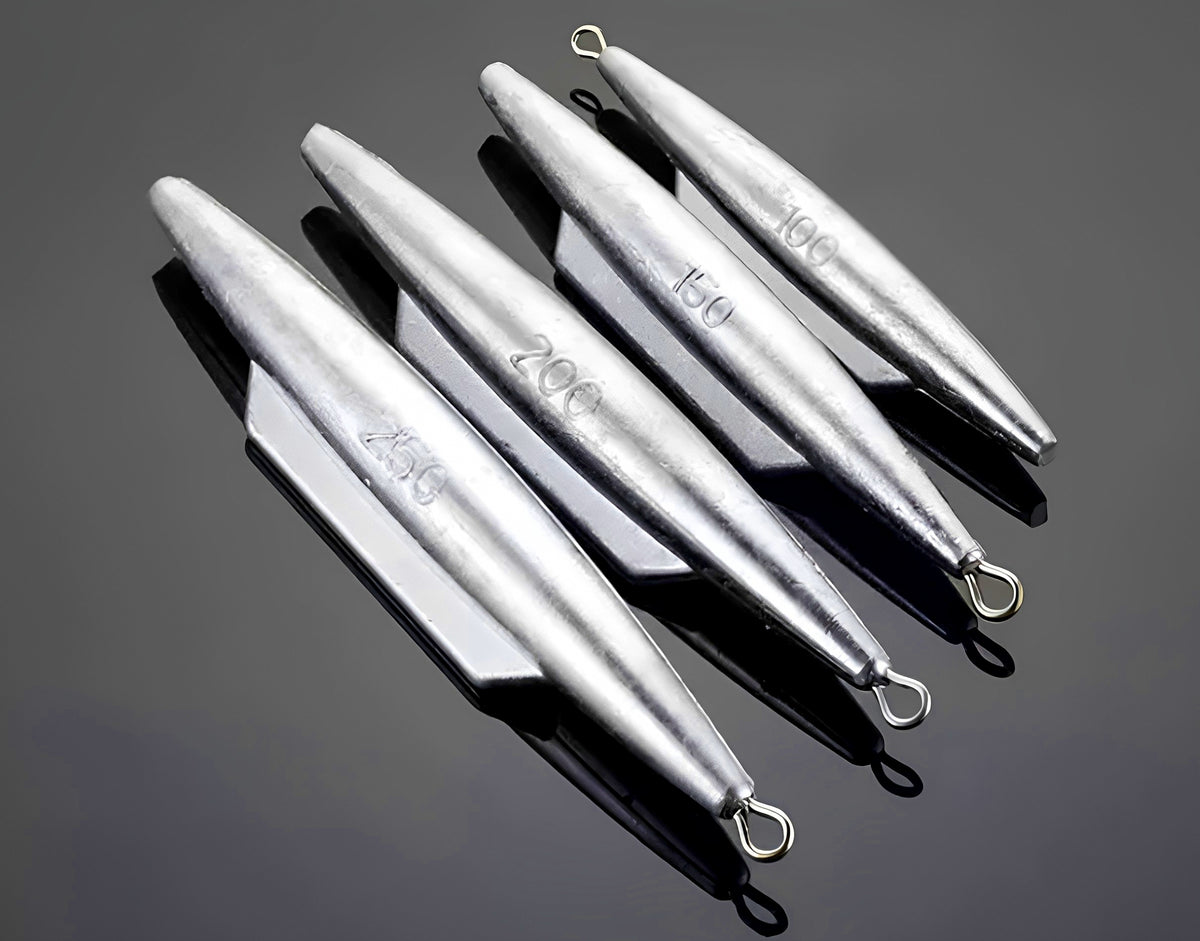 Shark Fin Lead Sinker, 2.8–141 oz (80–4000 g) – product photo