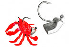 Crab Soft Bait with Lead Head Hook, 8 cm, 22–30 g (0.8–1.1 oz) – product photo